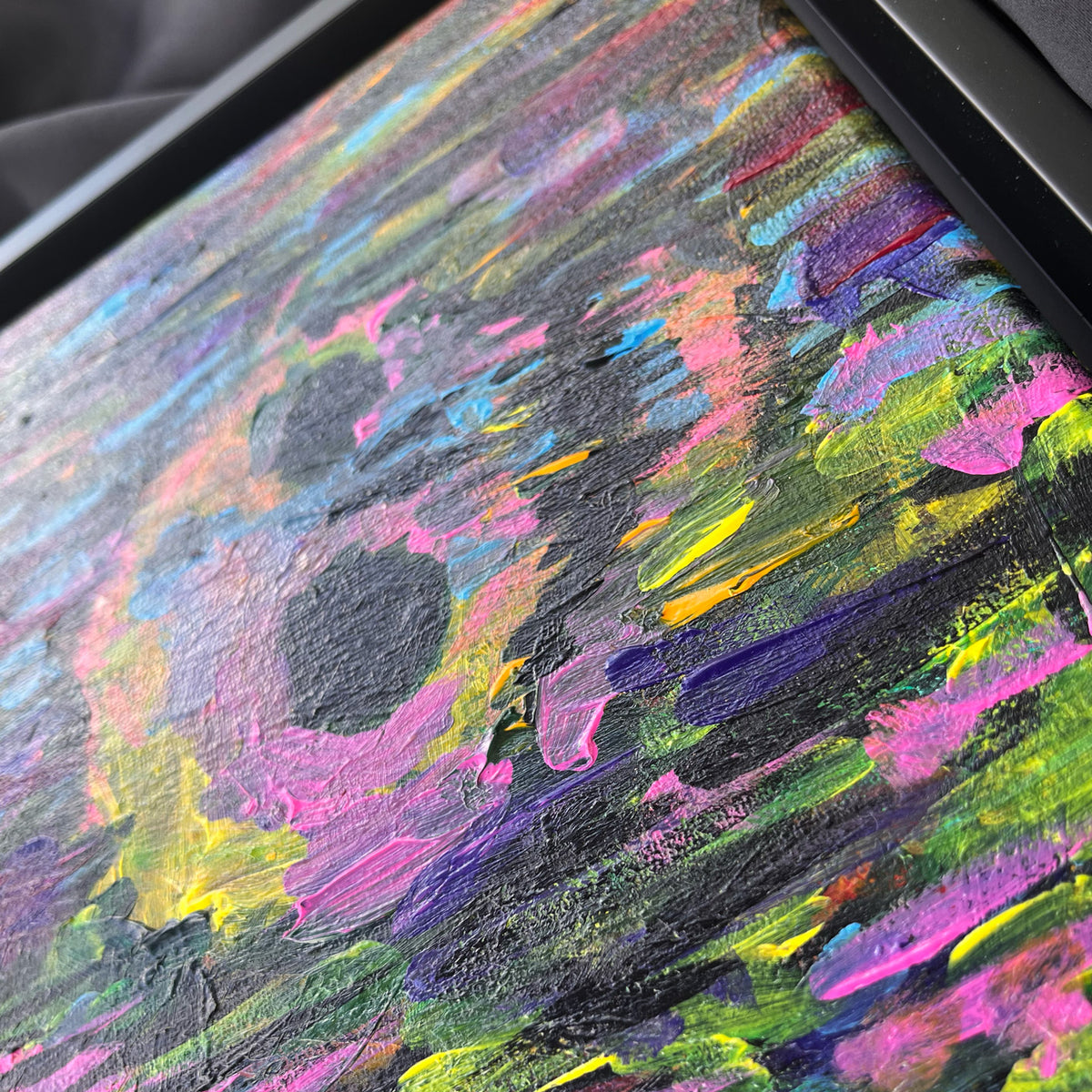 "when i melt into you" acrylic painting by desultor